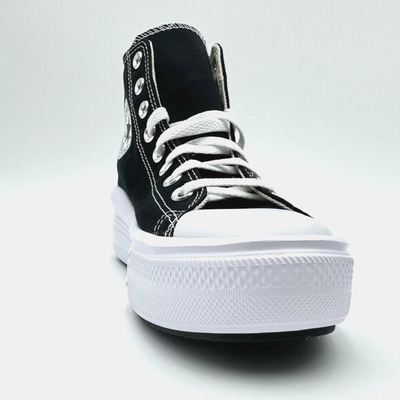 Converse Chuck Taylor All Star Move Platform Hi Women's 9 Sneakers Black/White - Picture 7 of 11
